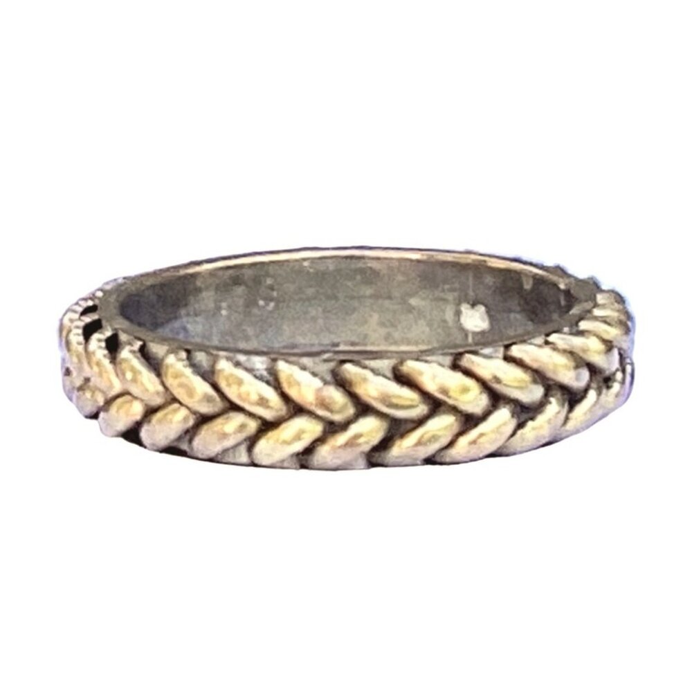Chunky Braided Look Brass and Lac Lakh Bangle Bracelet India - Picture 5 of 5